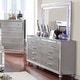 preview thumbnail 1 of 10, Derc Contemporary 2-piece 7-Drawer Dresser and Mirror Set by Furniture of America