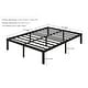 preview thumbnail 3 of 5, 14 Inch Bed Frames Queen Size 3500 lbs Heavy Duty Platform with Sturdy Metal Slats, No Box Spring Needed, Under Bed Storage