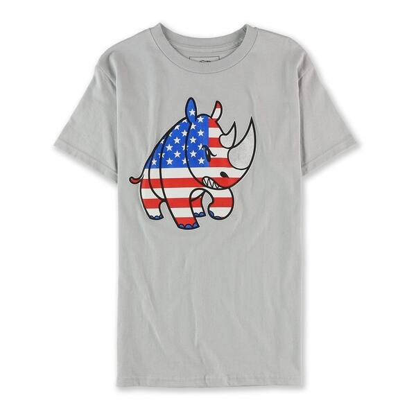 Shop Ecko Unltd Mens Rhino American Flag Graphic T Shirt