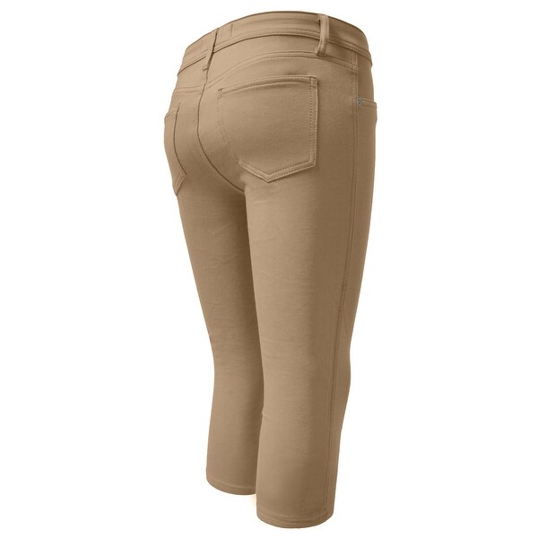 womens skinny capri pants