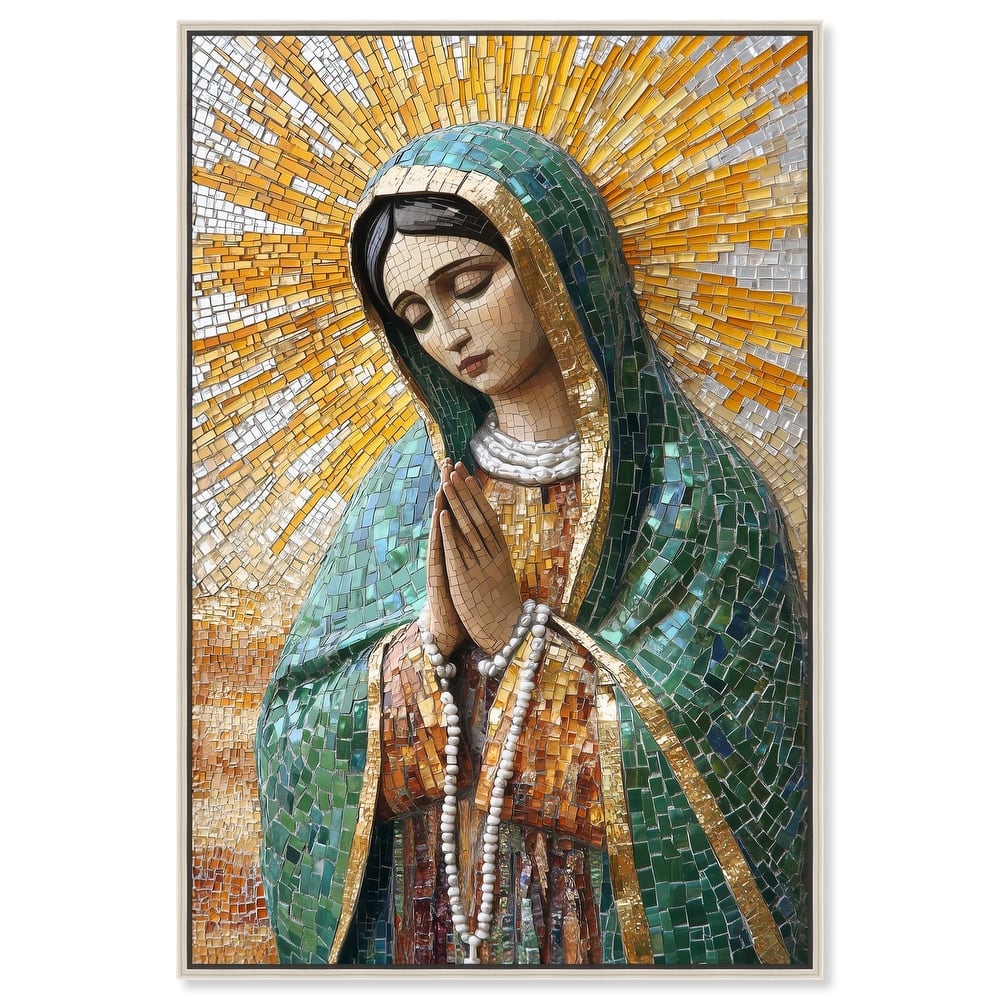 Tessellated Tepeyac Vision Canvas by Art Remedy