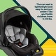 preview thumbnail 6 of 7, Grow and Go Flex 8-in-1 Travel System - Orchid Bloom - Red-Black