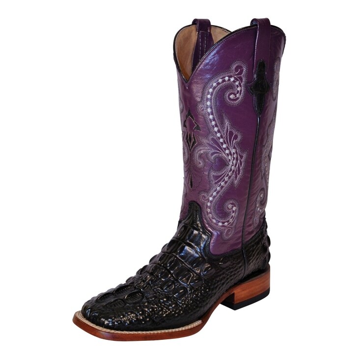purple cowgirl boots womens