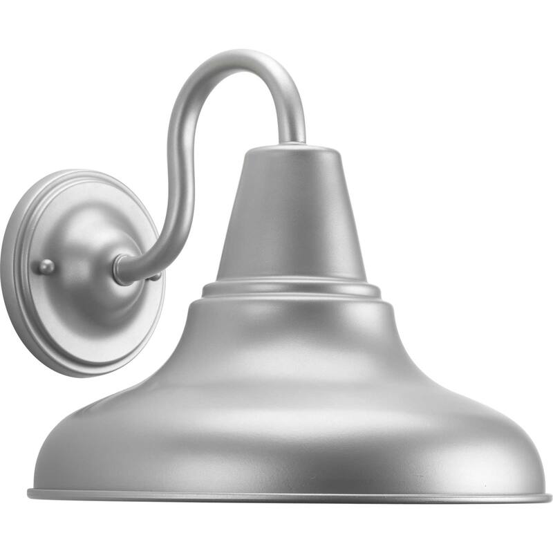 Progress Lighting District 11" Tall Single Light Outdoor Wall Sconce - Metallic Gray