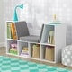 preview thumbnail 1 of 5, KidKraft White Bookcase with Reading Nook - N/A