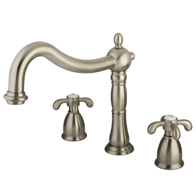 Kingston Brass French Country Deck Mounted Roman Tub Filler Trim with
