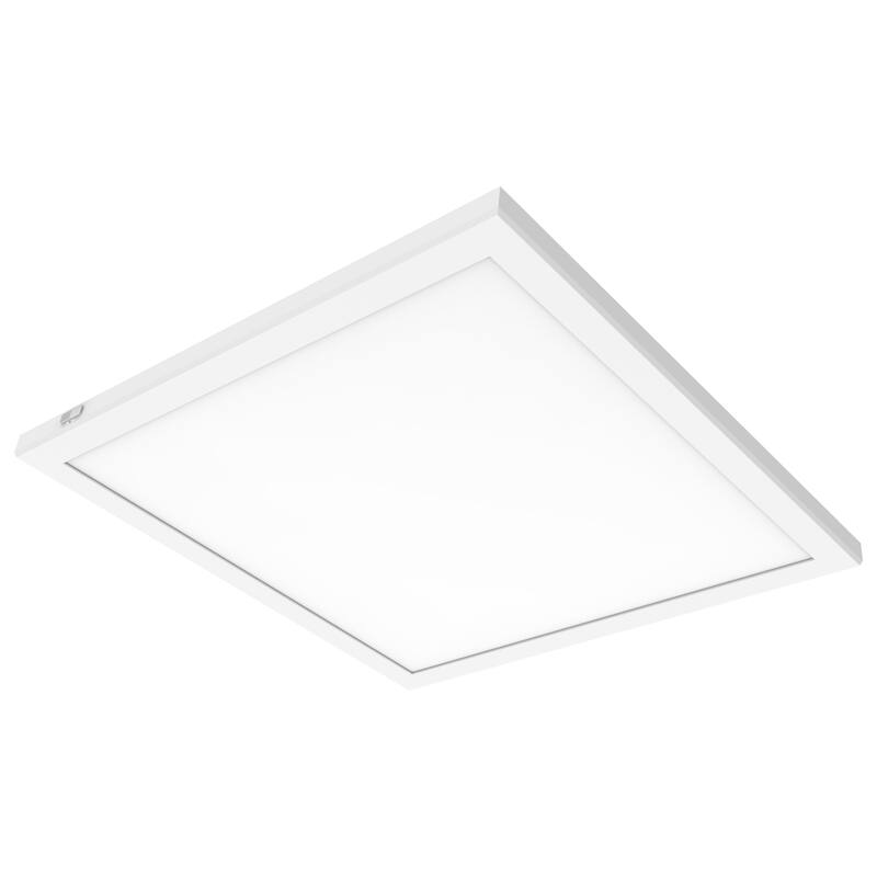 Blink Pro Plus 47W 24 in. x 24 in. Surface Mount LED CCT Selectable 90 CRI White Finish 120/277V Square Shape - White