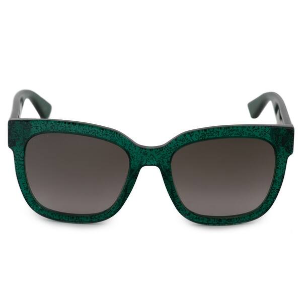 Shop Gucci Square Sunglasses Gg0034s 007 54 54mm X 20mm X 140mm Overstock 29821380