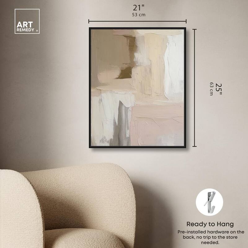Subtle Earth Tones II Canvas by Art Remedy