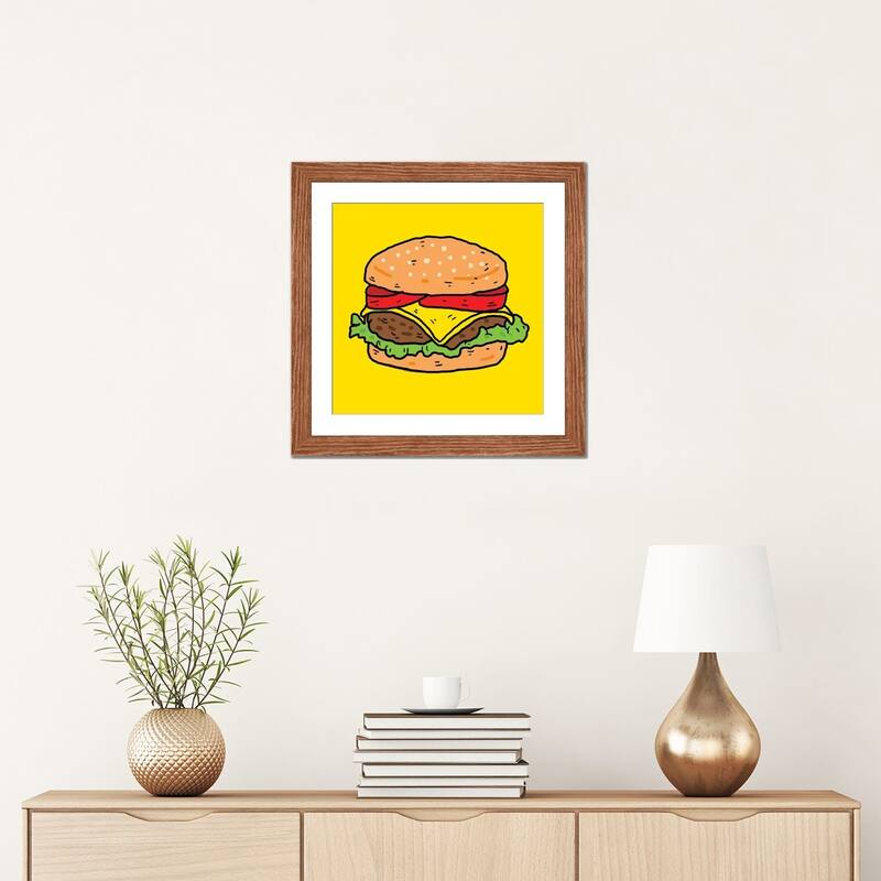 iCanvas "Burger" by Nick Cocozza