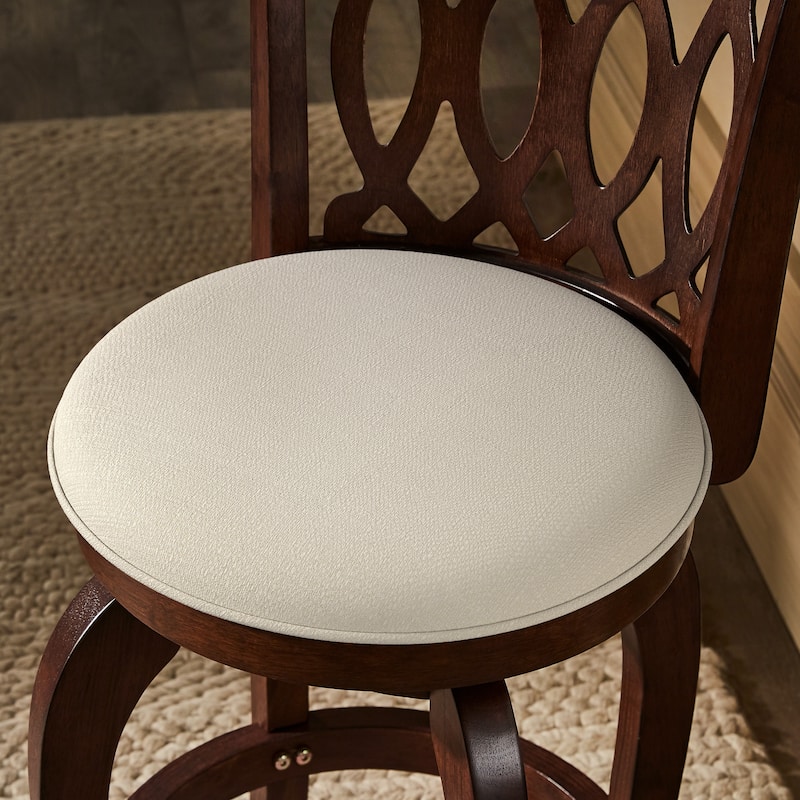 Verona Swivel 24-inch Counter Height Stool by iNSPIRE Q Classic