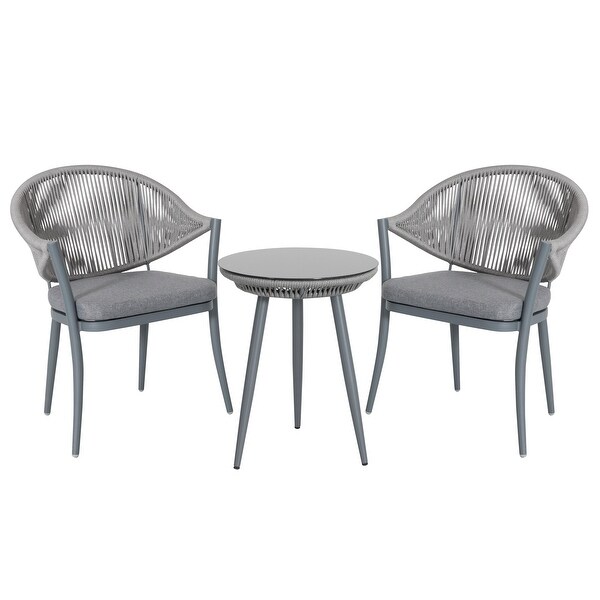 nuu garden 3 piece bistro set