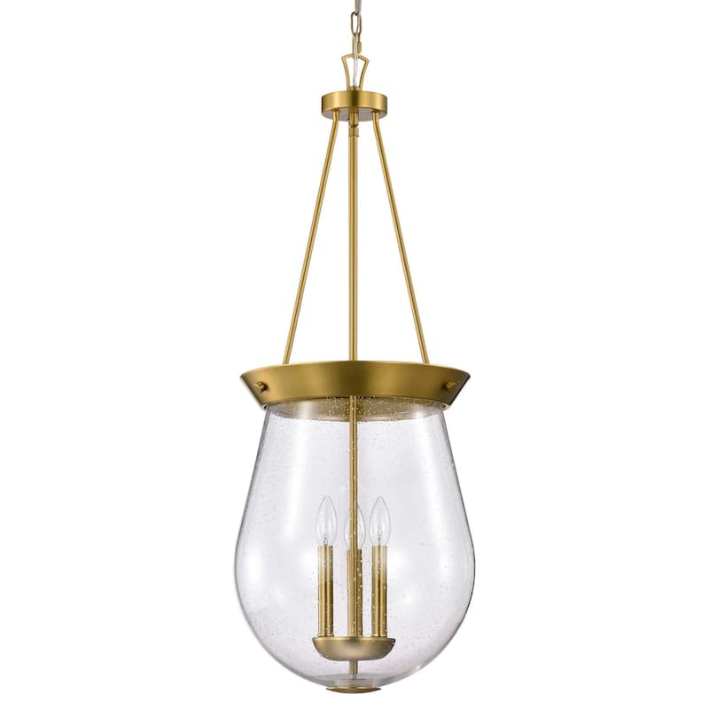 Nuvo Lighting 60/7804 Boliver 3 Light 15" Wide Pendant with Urn Shade - Vintage Brass