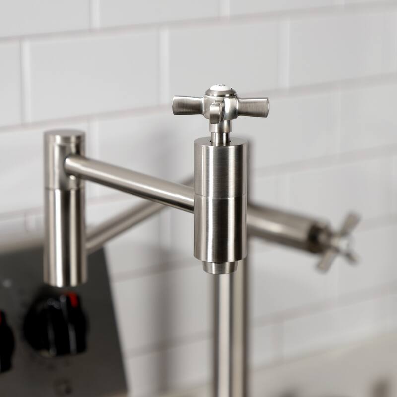 Millennium Two-Handle 1-Hole Deck Mount Pot Filler Faucet
