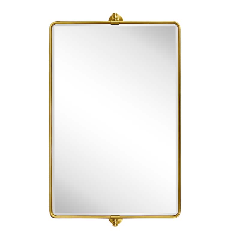 TEHOME Lutalo horizontal Beveled Bathroom / Vanity Mirror