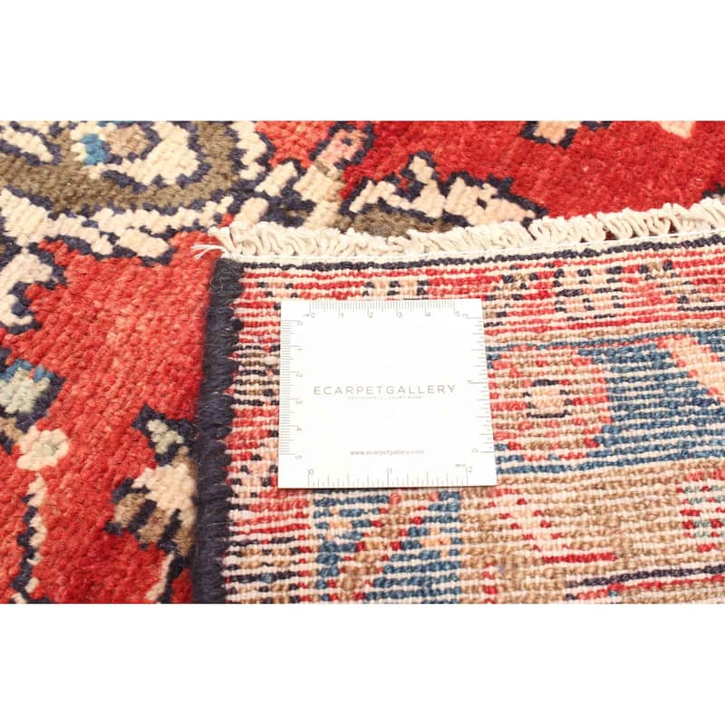 ECARPETGALLERY Hand-knotted Andelz Red Wool Rug - 3'1 x 6'8