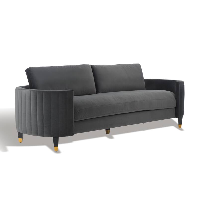 SAFAVIEH Home Winford Velvet Sofa - 91"W x 33"D x 26"H