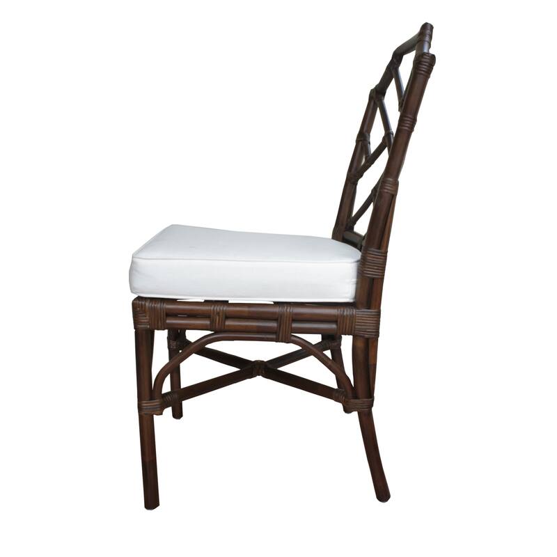 NPD Furniture Kara Rattan Dining Side Chair (Set of 2)