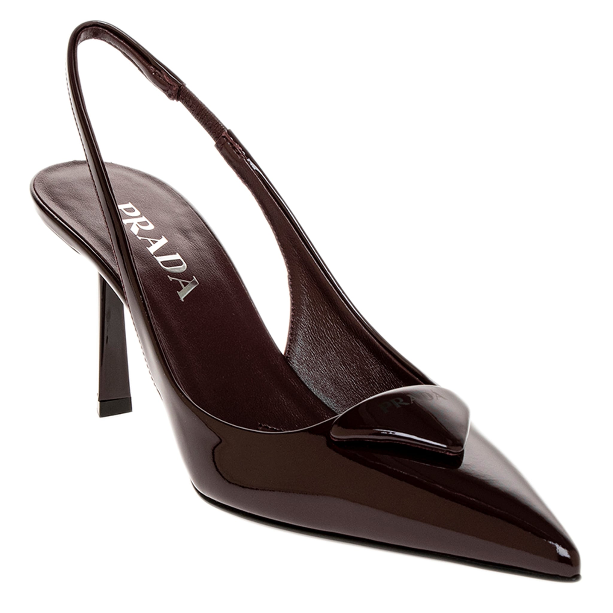 PRADA ヒール Prada Women's Black Leather Mary Jane Block Pump Heel Shoes Size