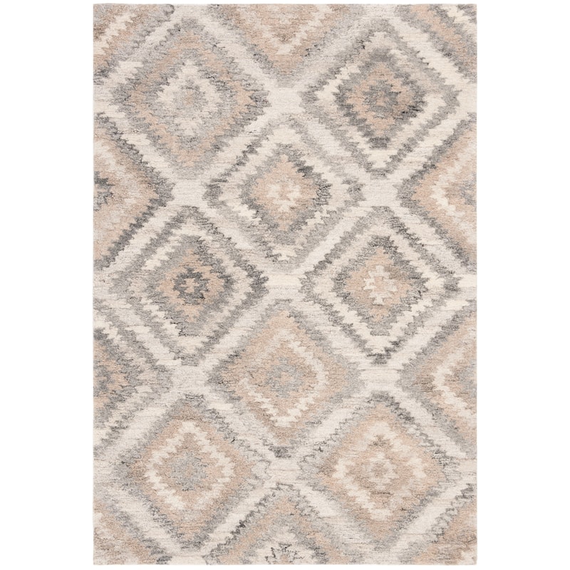 SAFAVIEH Handmade Wyndham Jida & Contemporary Geometric Wool Rug