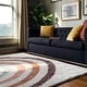 preview thumbnail 2 of 10, Mod-Tod Anna Rainbow Kids Shag Area Rug