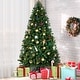 preview thumbnail 11 of 15, Yaheetech Pre-lit Spruce Artificial Hinged Holiday Christmas Pine Tree