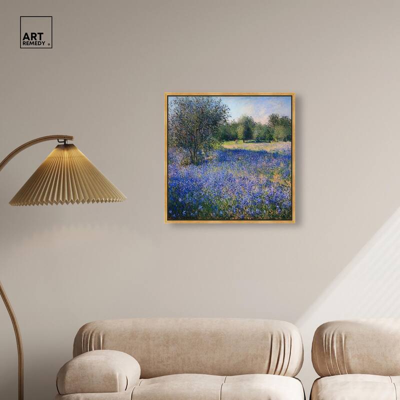 Bluebonnet Meadow I Canvas by Art Remedy
