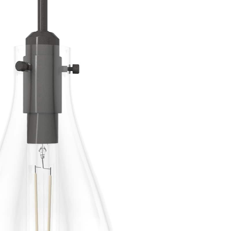 Hunter Lundin 1 Light Pendant - Kitchen Island, Dining Room - Contemporary, Transitional