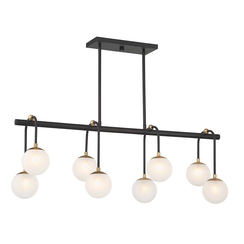Savoy House 1-6699-8 Couplet 8 Light 38" Wide Linear Chandelier
