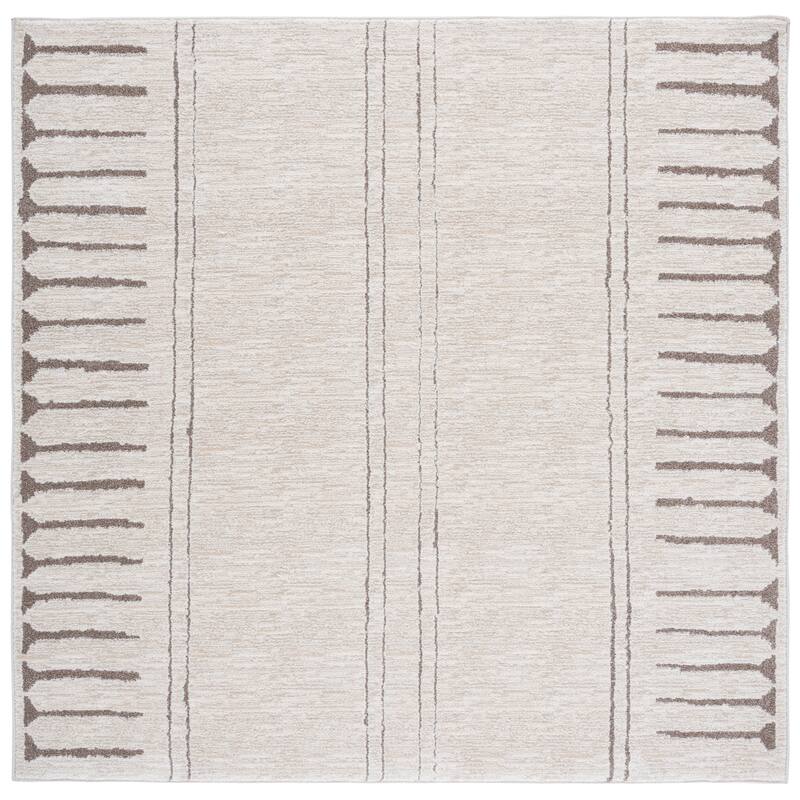 SAFAVIEH Northport Sisanna Rug - Ivory/Beige - 6'7" Square