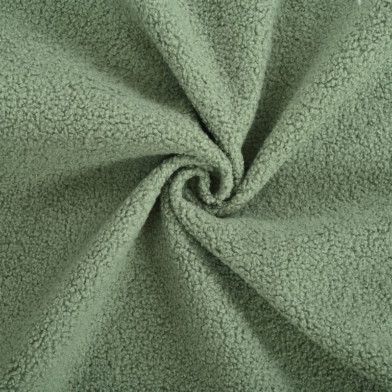 Green Modern 26.77" Upholstered Arm Chair with Solid Wood Legs and Waist Pillow