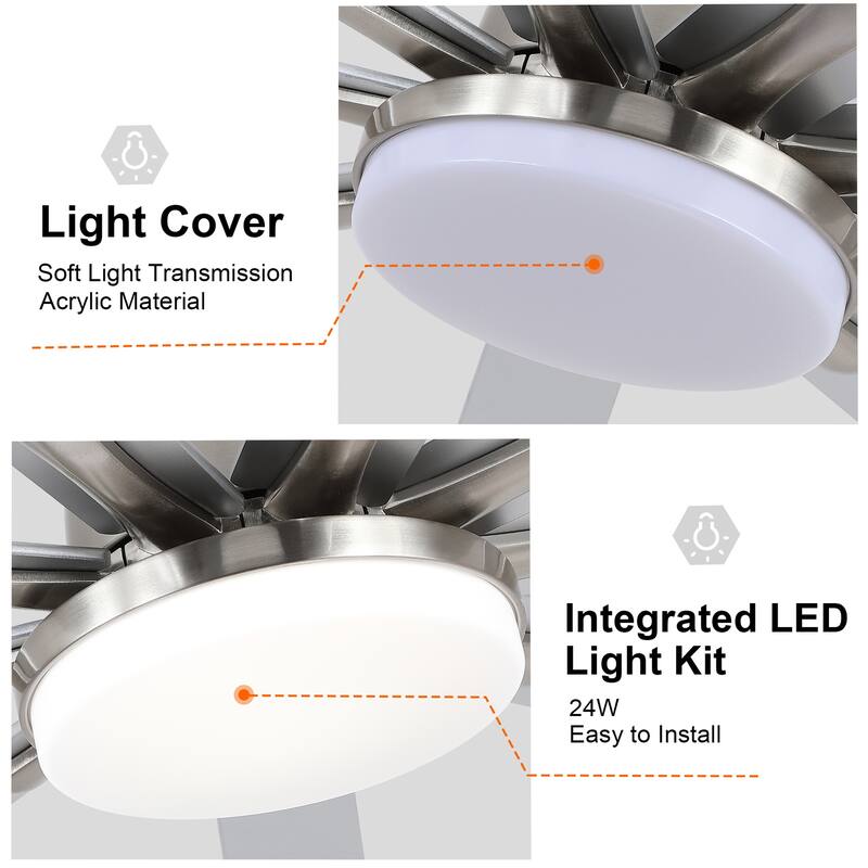 Smart Ceiling Fan with Remote Control