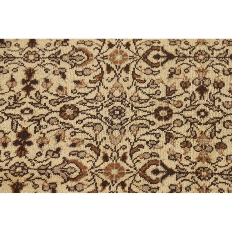 All-Over Anatolian Turkish Vintage Area Rug Hand-Knotted Wool Carpet - 6'7" X 9'10"