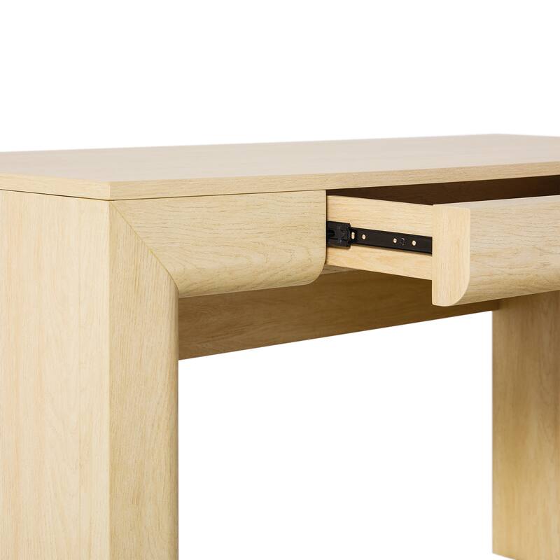 Walker Edison Modern Waterfall Writing Desk