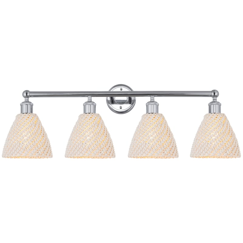 Innovations Lighting 616-4W-12-35 Bristol Natural Vanity Bristol - Polished Chrome / Natural
