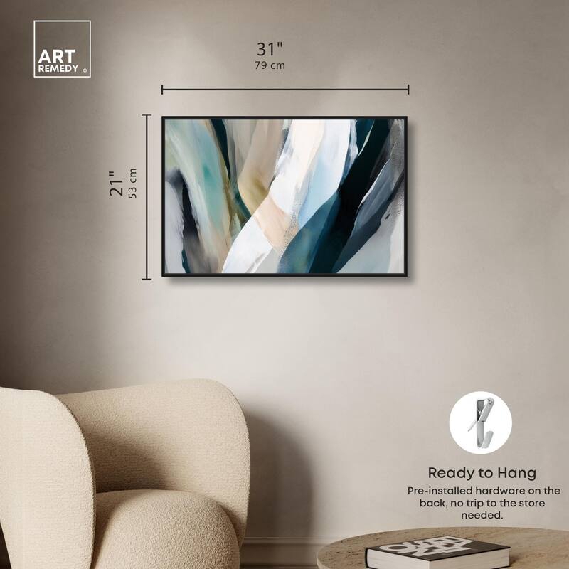 Sweeping Forms II Canvas by Art Remedy