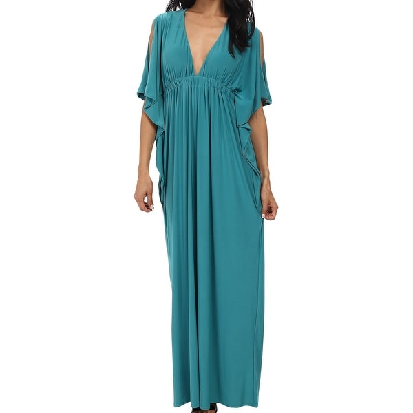 Tbags Los Angeles New Green Women S Xs Open Sleeve Maxi Dress Tbags Los Angeles New Green Women X27 S Xs Open Sleeve Maxi Dress