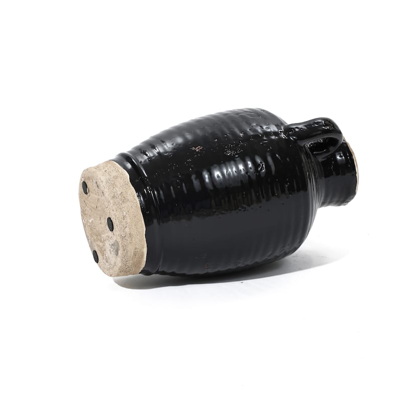 Black Jug Terracotta Round Vase (Single)