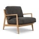 preview thumbnail 12 of 30, Metro - Carmelo Upholstered Accent Chair Oak, Black