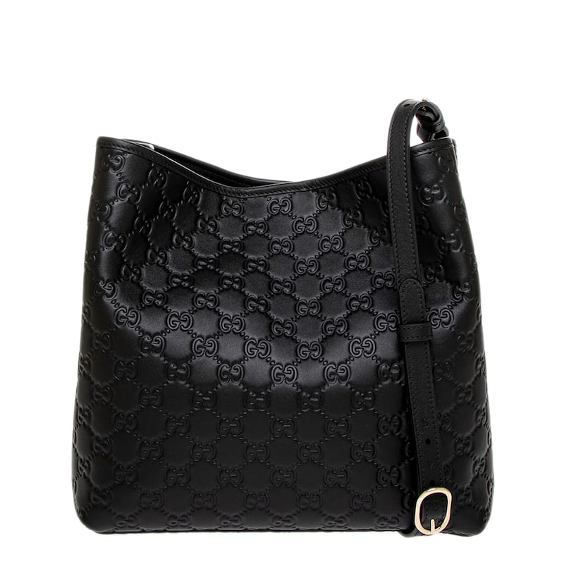 Gucci GG Emblem Medium Bucket Bag