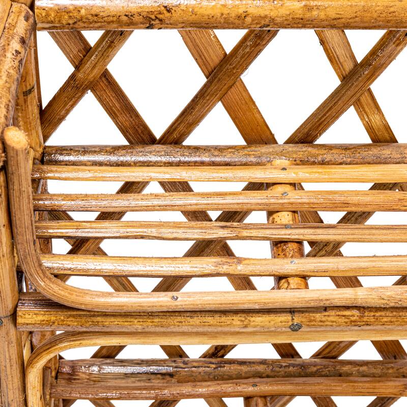 Rattan Wall Shelf with 3 Shelves