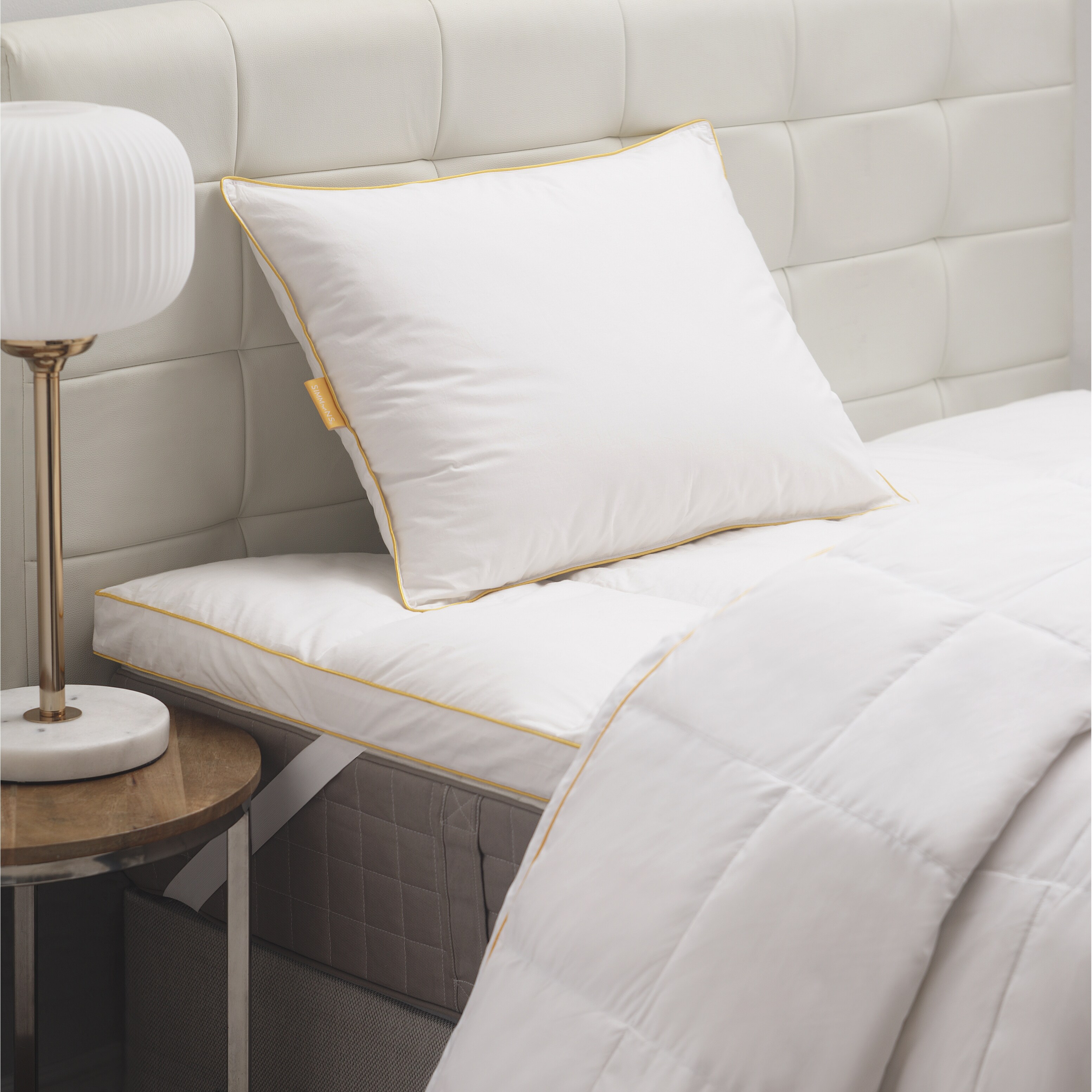 Bed bath & beyond feather pillows discount