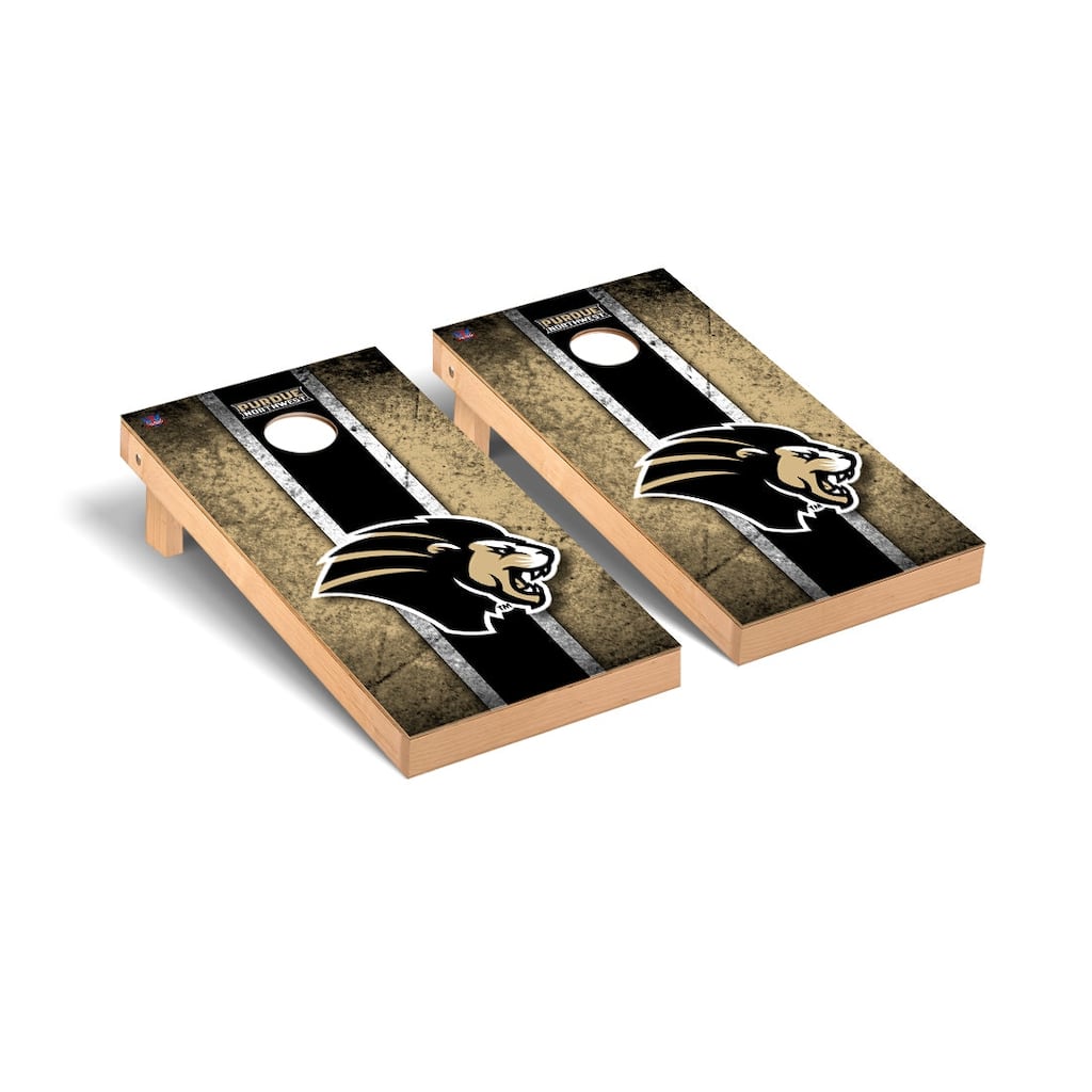 Purdue Northwest Pride Vintage Cornhole Board Set