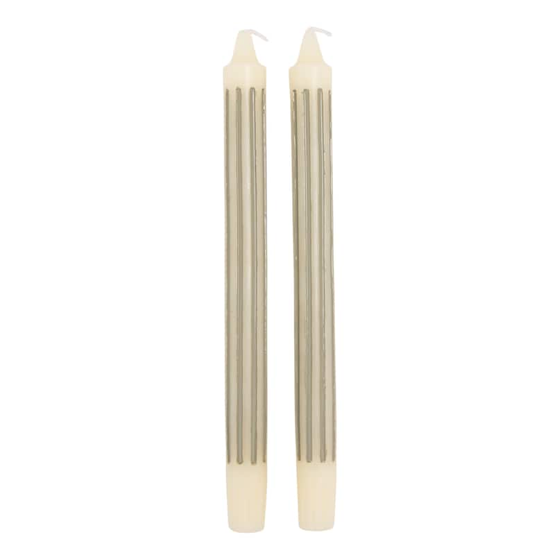Unscented Taper Candles in Box - 0.88"L x 0.88"W x 10.0"H