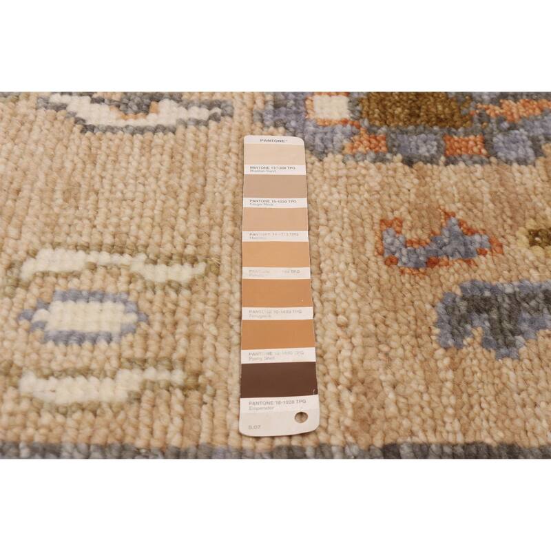 ECARPETGALLERY Hand-knotted Jules Serapi Tan Wool Rug - 7'9 x 10'2