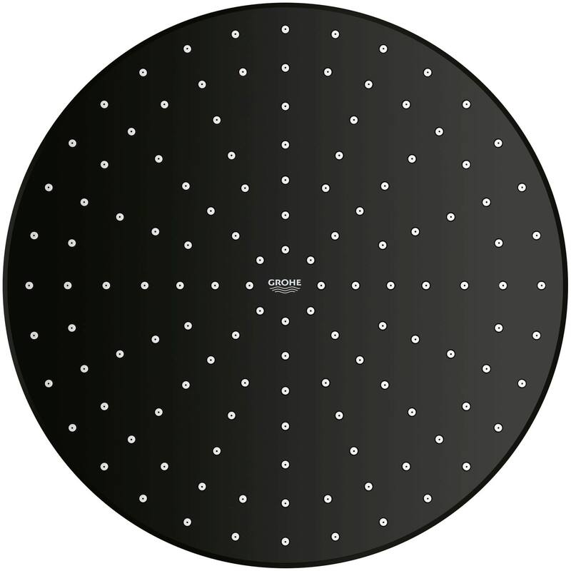 Grohe Rainshower Mono 1.75 GPM Single Function Shower Head with - Matte Black