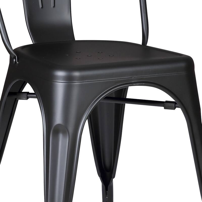 Modern Metal Dining Room Kitchen Bar Chair Set