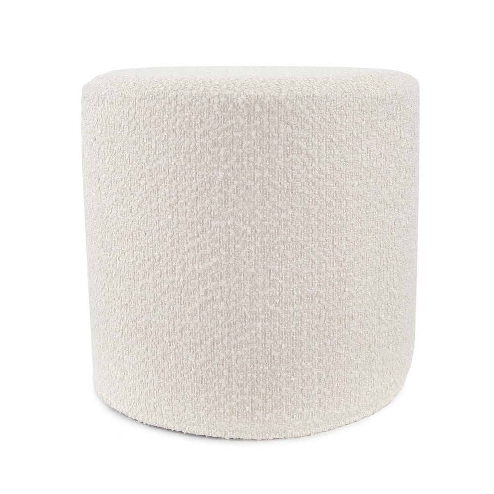 Allan Andrews No Tip Cylinder Ottoman with Cover, Barbet Collection
