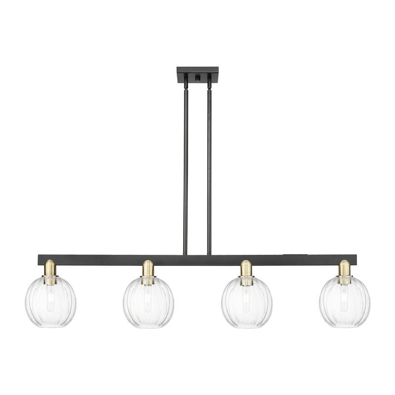 Innovations Lighting Urban Downtown - Preston - 4 Light 48" Globe Shade Stem Hung Island Light