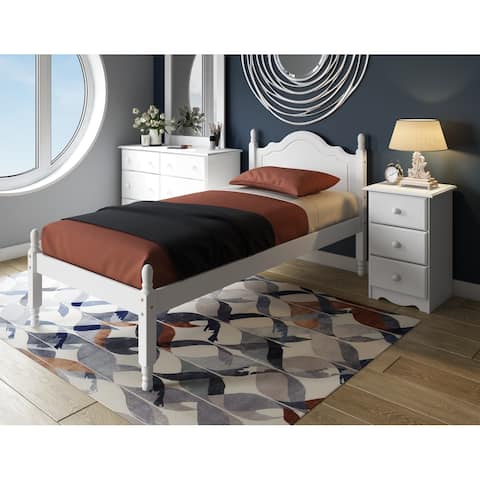100-percent Solid Wood Reston Twin Bed by Palace Imports